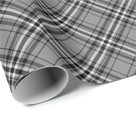 Papier Cadeau Motif en diagonale en tôle grise de ferme (Coin rond)