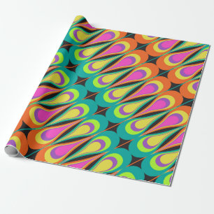 Papier Cadeau Motif en diagonale extensible.abstrait, art,
