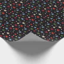 Motif en étoile coloré