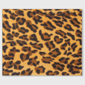 Papier Cadeau Motif en fourrure de léopard (Plat)