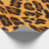 Papier Cadeau Motif en fourrure de léopard (Coin)