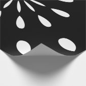 Papier Cadeau Motif en noir et blanc (Coin)