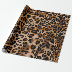 Papier Cadeau Motif en peau d'animal de guépard de jaguar sans s
