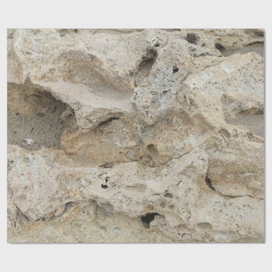 Papier Cadeau Motif en pierre de sable (Plat)