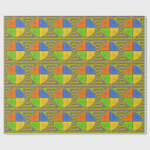 Papier Cadeau Motif en tissu égyptien sans couture (Plat)