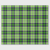 Papier Cadeau Motif En vichy vert violet (Plat)