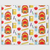 Papier Cadeau Motif enseignant Coloré (Plat)