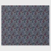 Papier Cadeau Motif ensorcelant d'Halloween au clair de lune (Plat)
