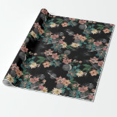 Papier Cadeau Motif Espace (Déroulé)
