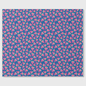 Papier Cadeau Motif Été Pastèque Fruité (Plat)