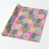 Papier Cadeau Motif Été Plage (Déroulé)