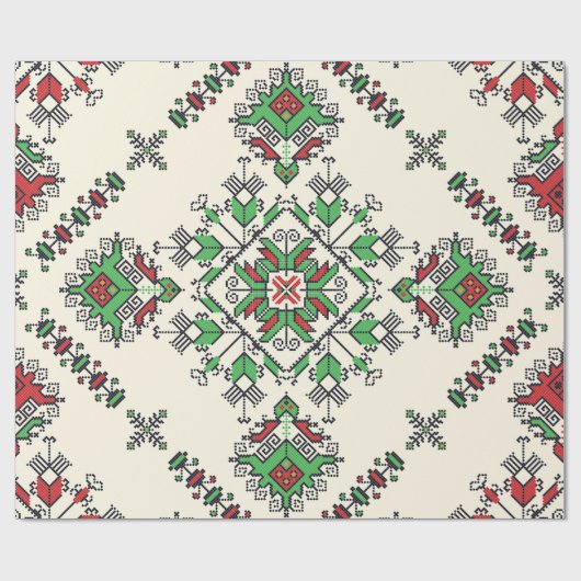 Papier Cadeau Motif ethnique Aztèque (Plat)