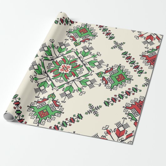 Papier Cadeau Motif ethnique Aztèque (Déroulé)