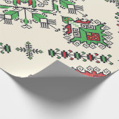 Papier Cadeau Motif ethnique Aztèque (Coin)