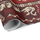 Papier Cadeau Motif ethnique Aztèque (Coin rond)