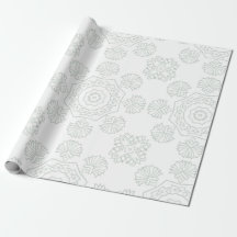 Motif ethnique blanc