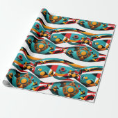 Papier Cadeau Motif ethnique, Conception ethnique, Ethique (Déroulé)