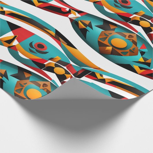 Papier Cadeau Motif ethnique, Conception ethnique, Ethique (Coin)