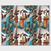 Papier Cadeau Motif ethnique, Conception ethnique, Ethique (Plat)