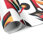 Papier Cadeau Motif ethnique, Conception ethnique, Ethique (Coin rond)