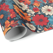 Papier Cadeau Motif ethnique, Conception ethnique, Ethique (Coin rond)