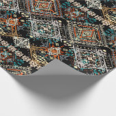 Papier Cadeau Motif ethnique sans couture. Ornement ethnique. Tr (Coin)