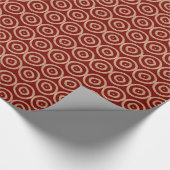 Papier Cadeau motif ethnique tiré par la main africain (Coin)