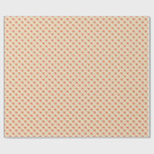 Papier Cadeau Motif étoile mignonne Orange (Plat)
