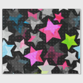 Papier Cadeau Motif étoiles (Plat)