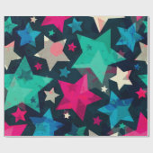 Papier Cadeau Motif étoiles (Plat)