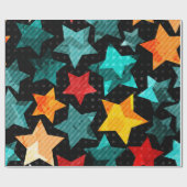 Papier Cadeau Motif étoiles (Plat)