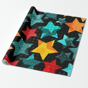 Papier Cadeau Motif étoiles