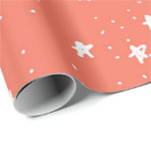 Papier Cadeau Motif étoiles (Coin rond)