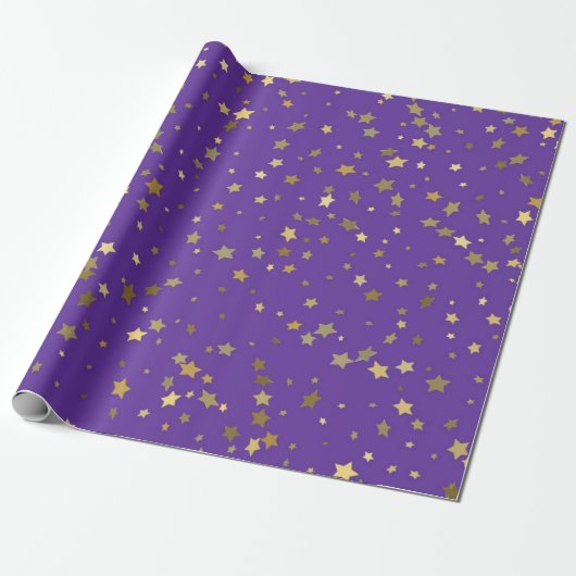Papier Cadeau Motif étoiles (Déroulé)