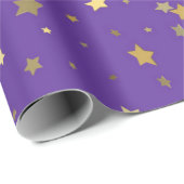 Papier Cadeau Motif étoiles (Coin rond)