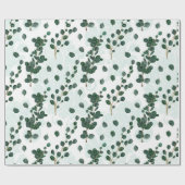Papier Cadeau Motif Eucalyptus (Plat)