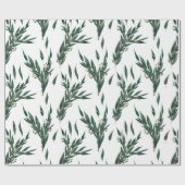 Papier Cadeau Motif Eucalyptus (Plat)