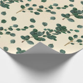 Papier Cadeau Motif Eucalyptus (Coin)