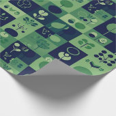 Papier Cadeau Motif festif de Noël (Coin)