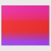 Papier Cadeau Motif Festif Magenta Red Purple Ombre Gradient (Plat)