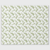 Papier Cadeau Motif feuille (Plat)