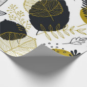 Papier Cadeau motif feuille (Coin)