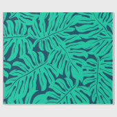 Papier Cadeau motif feuille (Plat)