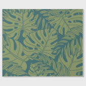 Papier Cadeau motif feuille (Plat)