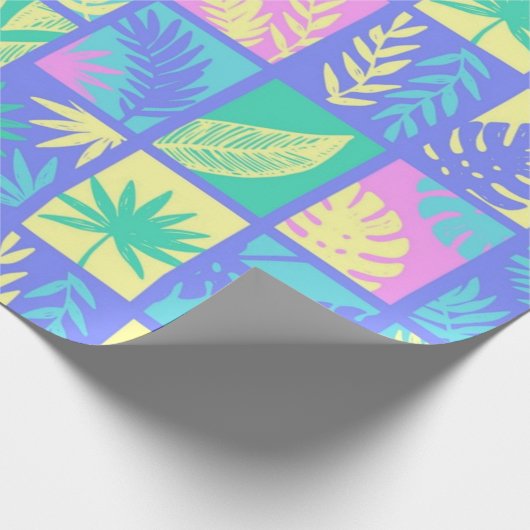 Papier Cadeau motif feuille (Coin)