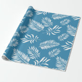 Papier Cadeau Motif feuille 13 (Déroulé)