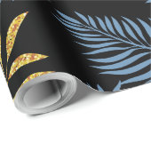 Papier Cadeau Motif feuille 17 (Coin rond)