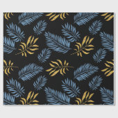 Papier Cadeau Motif feuille 17 (Plat)
