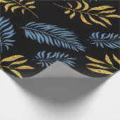 Papier Cadeau Motif feuille 17 (Coin)