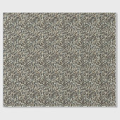 Papier Cadeau Motif Feuille Abstrait (Plat)